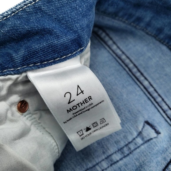 MOTHER Looker Ankle Jeans in When Sparks Fly - Picture 6 of 9